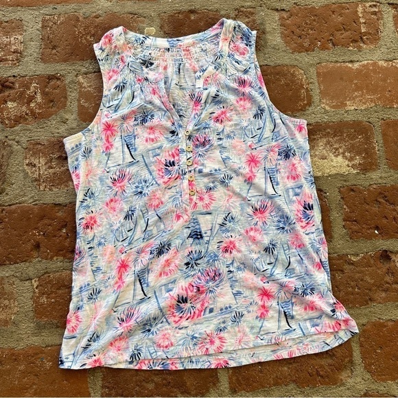 Lilly Pulitzer Tops - LILLY PULITZER Sea to Shining Sea Essie Top
